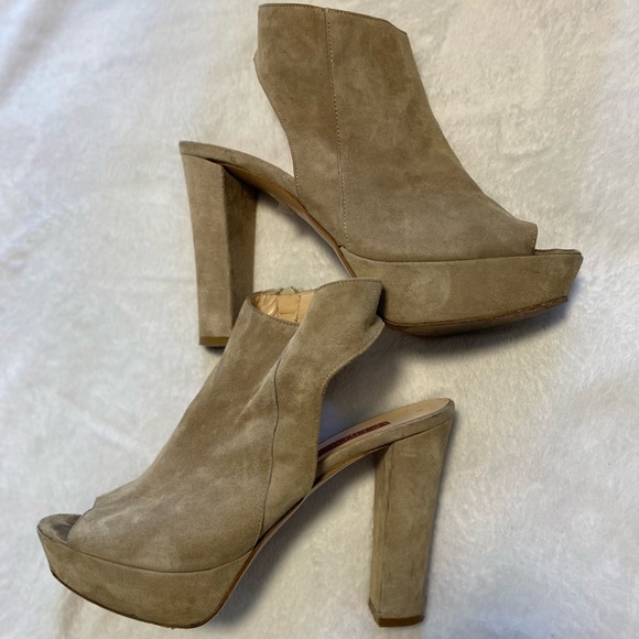 Platform sandals tan colour SZ 39 - Picture 1 of 4